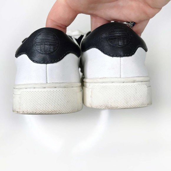 tory burch white leather ruffle sneakers - size 6 - Picture 7 of 10